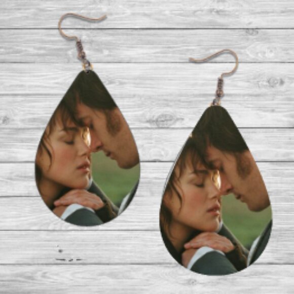 Pride and Prejudice Earrings - Picture 1 of 1